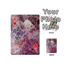 Ace Hidden Heart Playing Cards 54 Designs (Mini) from ArtsNow.com Front - HeartA