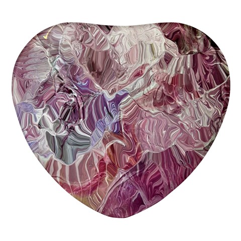 Hidden Heart Heart Glass Fridge Magnet (4 pack) from ArtsNow.com Front