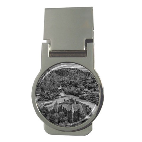 Florentino ameghino dam, chubut, argentina Money Clips (Round)  from ArtsNow.com Front