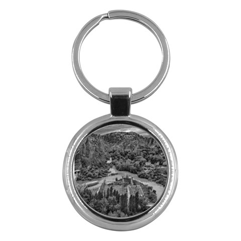 Florentino ameghino dam, chubut, argentina Key Chain (Round) from ArtsNow.com Front