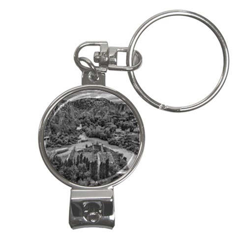 Florentino ameghino dam, chubut, argentina Nail Clippers Key Chain from ArtsNow.com Front