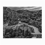 Florentino ameghino dam, chubut, argentina Small Glasses Cloth