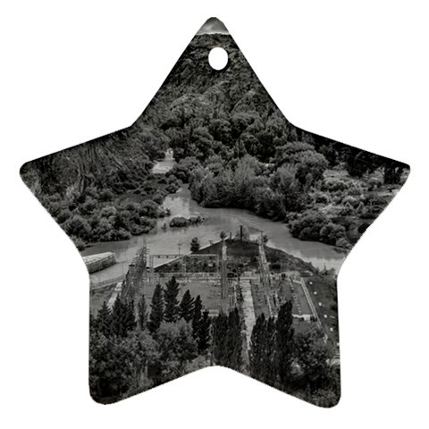 Florentino ameghino dam, chubut, argentina Star Ornament (Two Sides) from ArtsNow.com Back