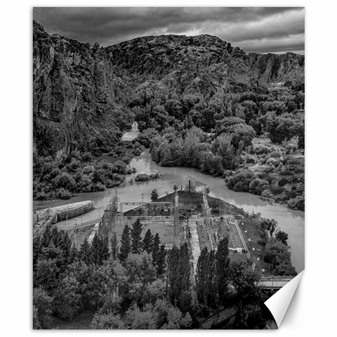 Florentino ameghino dam, chubut, argentina Canvas 8  x 10  from ArtsNow.com 8.15 x9.66  Canvas - 1