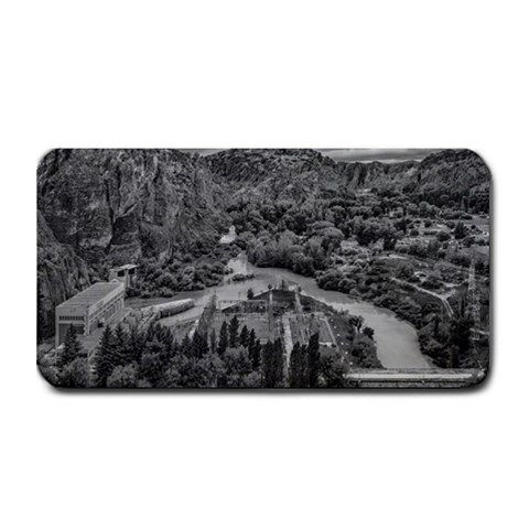 Florentino ameghino dam, chubut, argentina Medium Bar Mat from ArtsNow.com 16 x8.5  Bar Mat