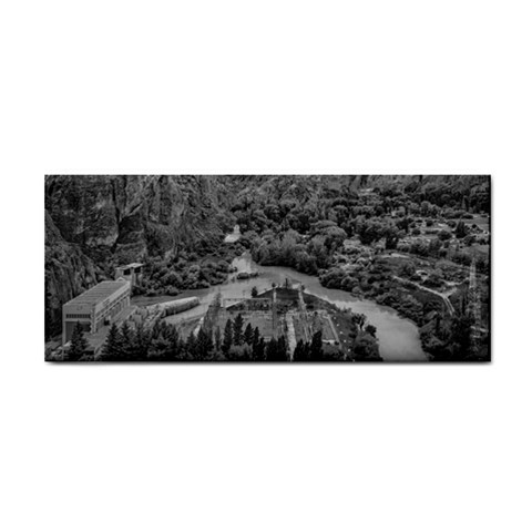 Florentino ameghino dam, chubut, argentina Hand Towel from ArtsNow.com Front