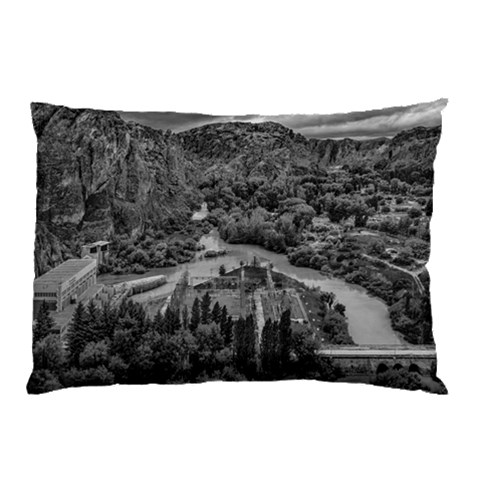 Florentino ameghino dam, chubut, argentina Pillow Case from ArtsNow.com 26.62 x18.9  Pillow Case