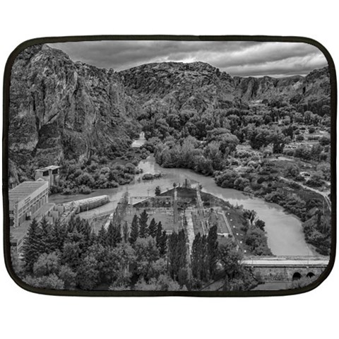 Florentino ameghino dam, chubut, argentina Fleece Blanket (Mini) from ArtsNow.com 35 x27  Blanket