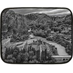 Florentino ameghino dam, chubut, argentina Fleece Blanket (Mini)