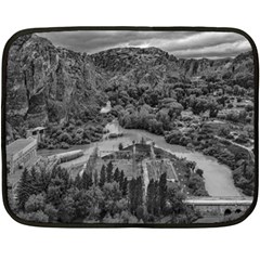 Florentino ameghino dam, chubut, argentina Two Sides Fleece Blanket (Mini) from ArtsNow.com 35 x27  Blanket Front