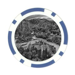 Florentino ameghino dam, chubut, argentina Poker Chip Card Guard (10 pack) from ArtsNow.com Front