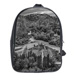 Florentino ameghino dam, chubut, argentina School Bag (Large)