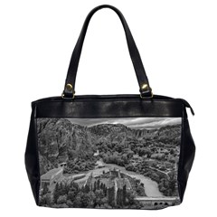 Florentino ameghino dam, chubut, argentina Oversize Office Handbag (2 Sides) from ArtsNow.com Front