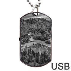 Florentino ameghino dam, chubut, argentina Dog Tag USB Flash (Two Sides) from ArtsNow.com Back