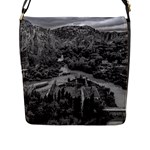 Florentino ameghino dam, chubut, argentina Flap Closure Messenger Bag (L)