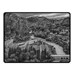 Florentino ameghino dam, chubut, argentina Two Sides Fleece Blanket (Small)