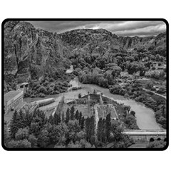 Florentino ameghino dam, chubut, argentina Two Sides Fleece Blanket (Medium) from ArtsNow.com 58.8 x47.4  Blanket Front