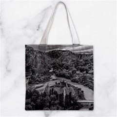 Florentino ameghino dam, chubut, argentina Zipper Grocery Tote Bag from ArtsNow.com Front