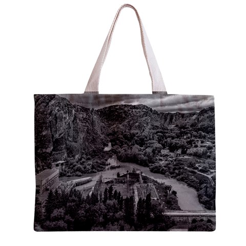 Florentino ameghino dam, chubut, argentina Zipper Mini Tote Bag from ArtsNow.com Front