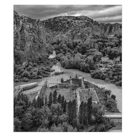 Florentino ameghino dam, chubut, argentina Duvet Cover Double Side (California King Size) from ArtsNow.com Front