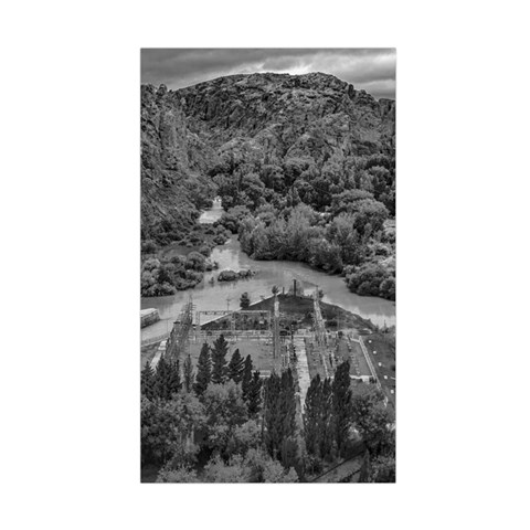 Florentino ameghino dam, chubut, argentina Duvet Cover Double Side (Single Size) from ArtsNow.com Back