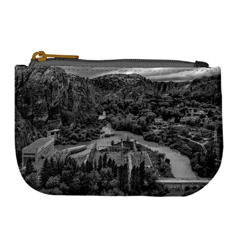 Florentino ameghino dam, chubut, argentina Large Coin Purse from ArtsNow.com Front