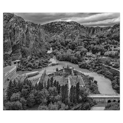 Florentino ameghino dam, chubut, argentina Medium Tote Bag from ArtsNow.com Back