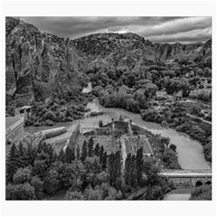 Florentino ameghino dam, chubut, argentina Roll Up Canvas Pencil Holder (S) from ArtsNow.com Front