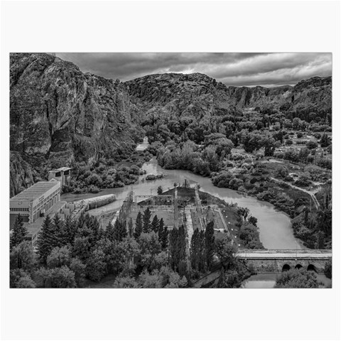 Florentino ameghino dam, chubut, argentina Roll Up Canvas Pencil Holder (L) from ArtsNow.com Front