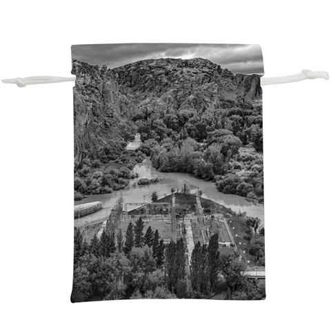 Florentino ameghino dam, chubut, argentina Lightweight Drawstring Pouch (XL) from ArtsNow.com Front