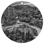 Florentino ameghino dam, chubut, argentina UV Print Acrylic Ornament Round