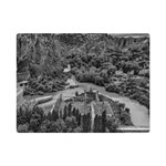 Florentino ameghino dam, chubut, argentina Premium Plush Fleece Blanket (Mini)