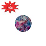 Blue Blend 1  Mini Buttons (10 pack) 