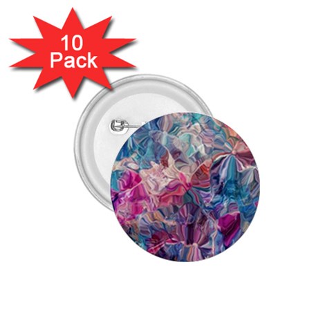 Blue Blend 1.75  Buttons (10 pack) from ArtsNow.com Front