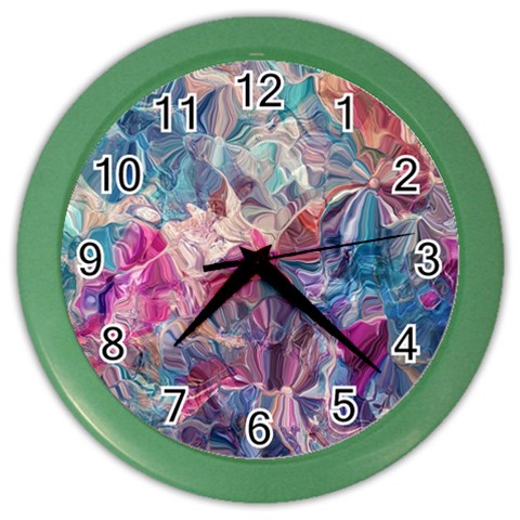 Blue Blend Color Wall Clock from ArtsNow.com Front