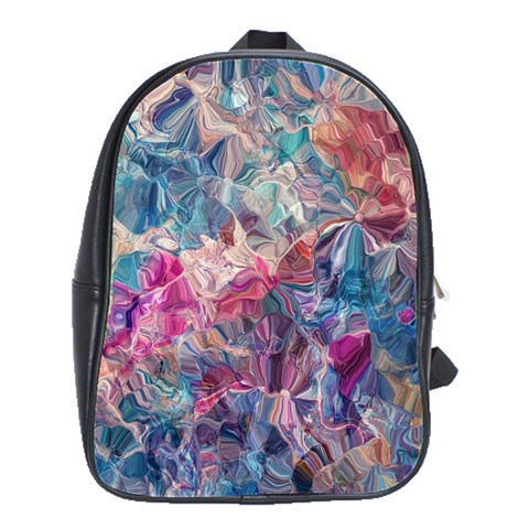 Blue Blend School Bag (Large) from ArtsNow.com Front