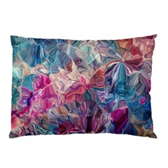 Blue Blend Pillow Case (Two Sides) from ArtsNow.com Back