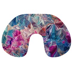 Blue Blend Travel Neck Pillow from ArtsNow.com Front