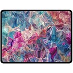 Blue Blend Two Sides Fleece Blanket (Large)