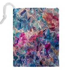 Blue Blend Drawstring Pouch (5XL) from ArtsNow.com Back