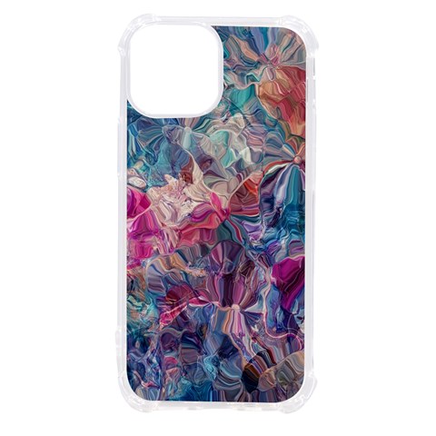 Blue Blend iPhone 13 mini TPU UV Print Case from ArtsNow.com Front