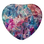 Blue Blend Heart Glass Fridge Magnet (4 pack)