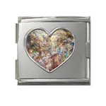 Mono Pour Blend  Mega Link Heart Italian Charm (18mm)