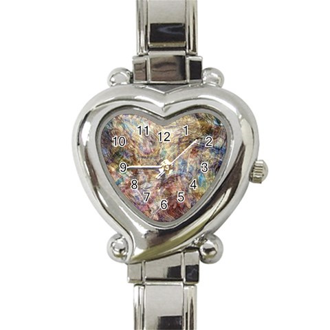 Mono Pour Blend  Heart Italian Charm Watch from ArtsNow.com Front