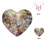 Mono Pour Blend  Playing Cards Single Design (Heart)