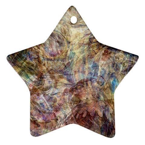 Mono Pour Blend  Star Ornament (Two Sides) from ArtsNow.com Front