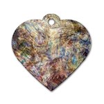 Mono Pour Blend  Dog Tag Heart (Two Sides)