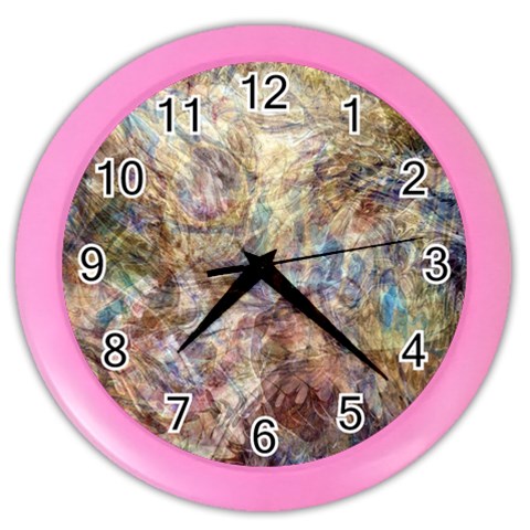 Mono Pour Blend  Color Wall Clock from ArtsNow.com Front