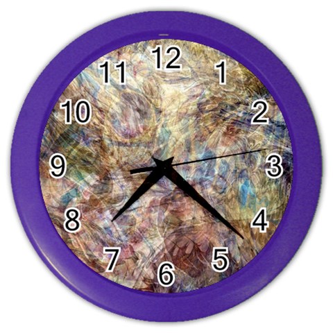 Mono Pour Blend  Color Wall Clock from ArtsNow.com Front