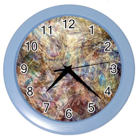 Mono Pour Blend  Color Wall Clock from ArtsNow.com Front